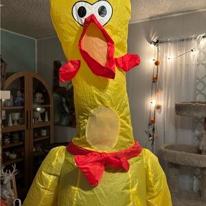 Yellow Inflatable Bird Costume